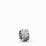 Serafino Consoli Ring Bracelet 1492 Middle 4 Points White Gold White Diamonds