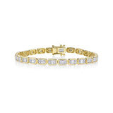 Shy Creation Aleera 1.53CT Diamond BAGUETTE Tennis Bracelet