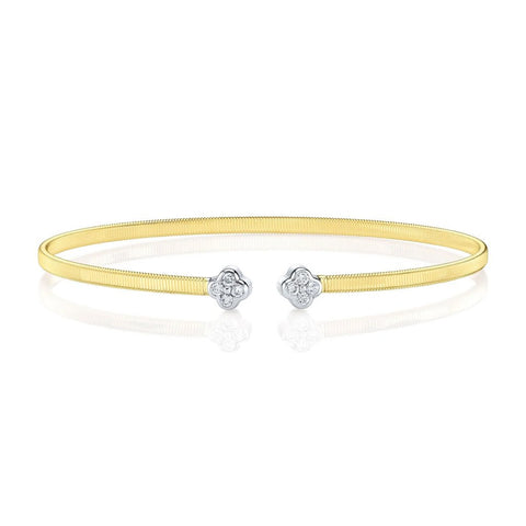 Shy Creation Corelli 0.19CT Diamond Clover Bangle