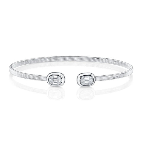 Shy Creation Corelli 0.20CT Diamond Baguette Bangle