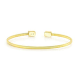Shy Creation Corelli 1.10CT Emerald Bezel Bangle