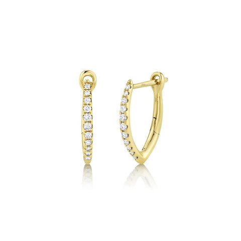 Shy Creation Eternal 0.15ct Diamond Hoop Earring