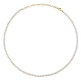 Shy Creation Jackie Cultured Pearl Tennis Necklace