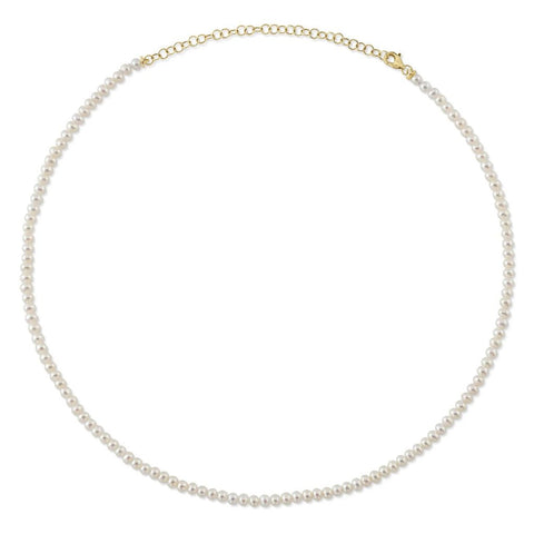 Shy Creation Jackie Cultured Pearl Tennis Necklace