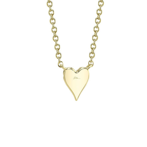 Shy Creation KATE 0.05CT Diamond Pave Heart Necklace