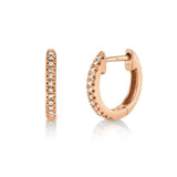 Shy Creation KATE 0.07CT Diamond Huggie Earring