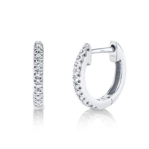 Shy Creation Kate 0.07Ct. Diamond Huggie Earring