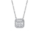 Shy Creation KATE 0.22CT Diamond Baguette Necklace
