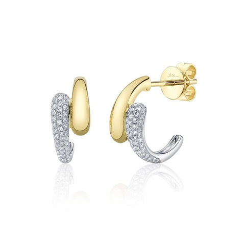 Shy Creation Kate 0.23CT Diamond Pave Earring