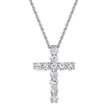 Shy Creation Kate 0.32 Ct. Diamond Cross Necklace