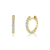 Shy Creation Kate 0.34CT Diamond Huggie Earring