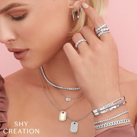 Shy Creation Kate 0.42 Ct. Diamond Slider Bangle