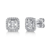Shy Creation Kate 0.43Ct. Diamond Baguette Stud Earring