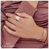 Shy Creation Kate 0.52CT Diamond Pave Bangle