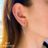 Shy Creation Kate 1.00 Ct. Diamond Oval Earring