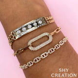 Shy Creation Kate 1.05 Ct. Diamond Link Bracelet