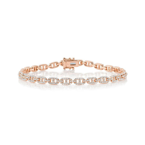 Shy Creation Kate 1.05 Ct. Diamond Link Bracelet