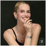 Shy Creation Kate 1.74CT Diamond Baguette Bangle
