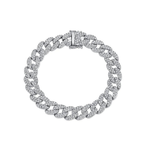 Shy Creation Kate 4.36Ct. Diamond Pave Link Bracelet