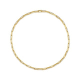 Shy Creation Kate 5.68 Ct. Diamond Paper Clip Link Necklace