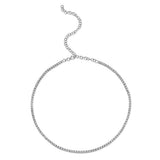 Shy Creation Stella 0.95 Ct. Diamond Tennis Necklace