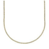 Shy Creation Stella 3.96 Ct. Diamond Tennis Necklace
