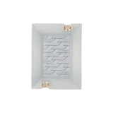 St Dupont Ashtray Porcelain Monogram 1872 light grey