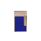 St Dupont Line 2 Blue and Pink Gold Dragon Scales Lighter