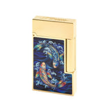 S.T. Dupont Line 2 Koi With Yellow Gold Lighter