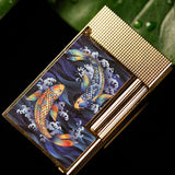 S.T. Dupont Line 2 Koi With Yellow Gold Lighter