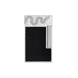 St Dupont Line 2 Lacquered lighter Snake black