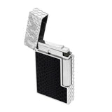 St Dupont Line 2 Lacquered lighter Snake black