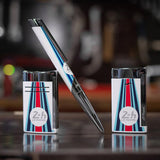 St Dupont Maxijet 24H Du Mans White/Chrome Lighter