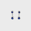 Sapphire Diamond Earrings CH Collection