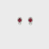 Ruby Diamond Earrings CH Collection