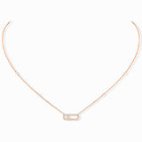 Messika Move Uno Rose Gold Diamond Necklace - 04708-PG  Messika