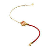 24k 福 "Fortune" Bracelet  Chong Hing Jewelers