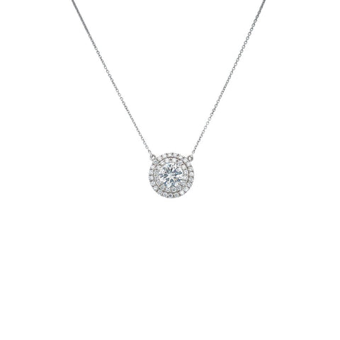 Diamond Pendant and Chain  CH Collection