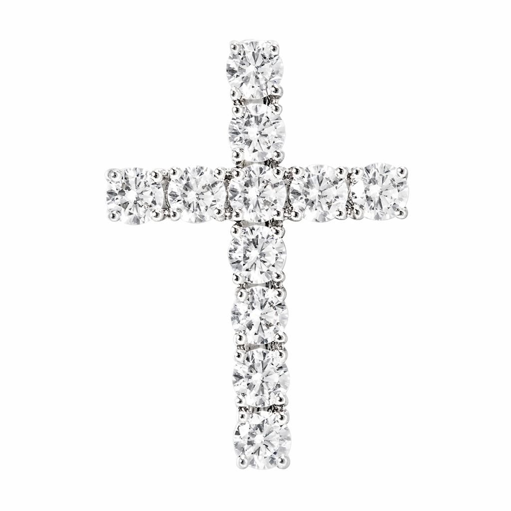 Diamond Cross Pendant  CH Collection