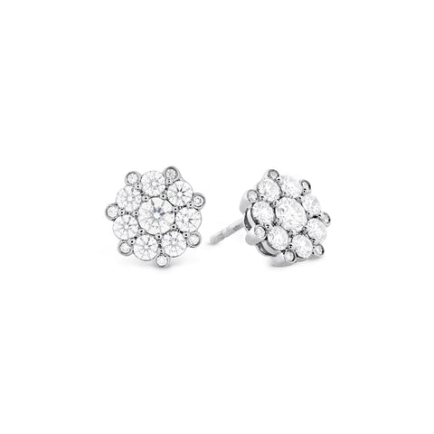 Hearts on Fire Beloved Cluster Diamond Stud Earrings  Hearts on Fire