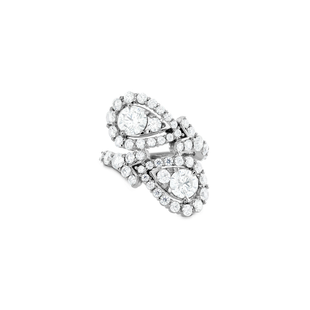 Hearts on Fire Aerial Victorian Bypass Diamond Ring  Hearts on Fire