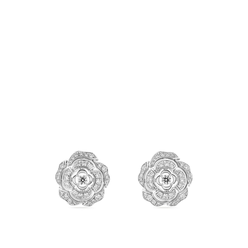 CHANEL Camélia Earrings - J11179 – Chong Hing Jewelers