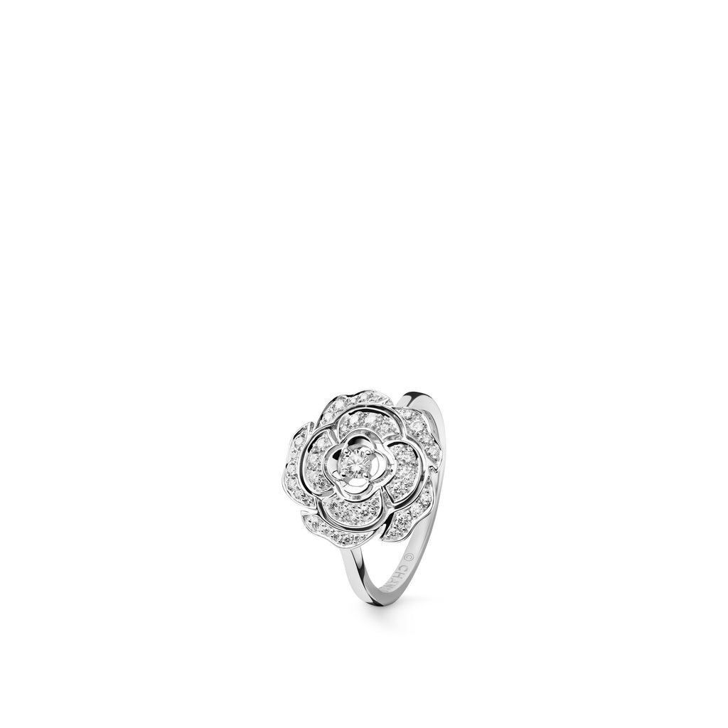 CHANEL Bouton de Camélia Ring - J11188 – Chong Hing Jewelers