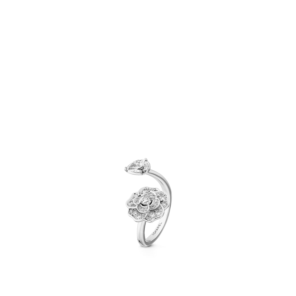 CHANEL, Jewelry, Chanel Fine Jewelry Camelia Sculpte Ring