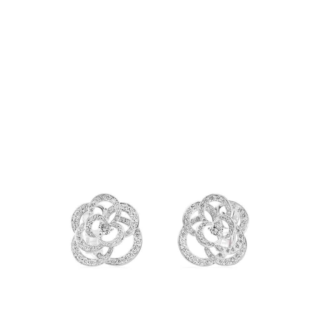 CHANEL Fil de Camélia Earrings  Chanel