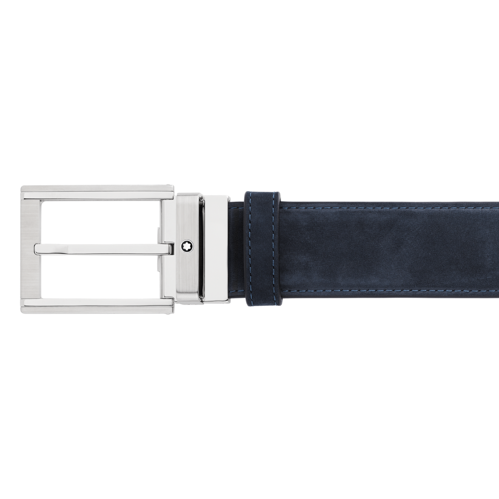 Montblanc Black/Blue 35 mm Reversible Leather Belt  Montblanc