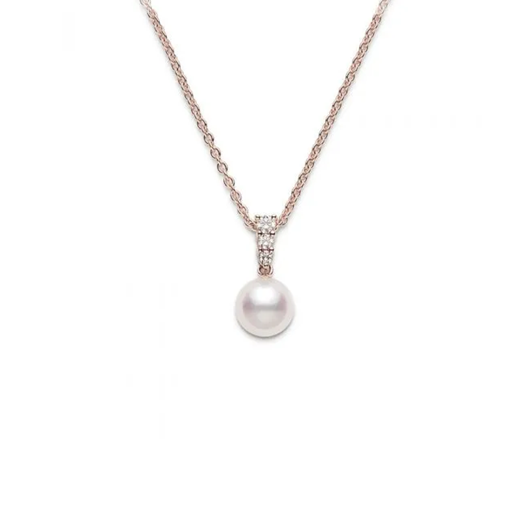 Mikimoto single pearl deals pendant