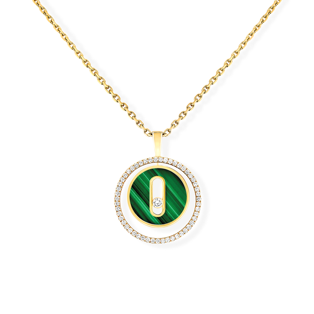 Messika Lucky Move PM Malachite Necklace - 11585-YG  Messika