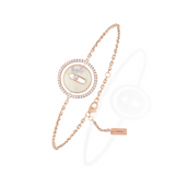 Messika Lucky Move PM White Mother of Pearl Rose Gold Diamond Bracelet - 11653-PG  Messika