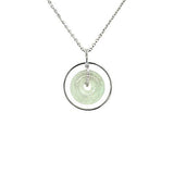 Jade Hoop Pendant and Chain  CH Collection